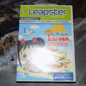 LEAP FROG LEAPSTER NI HAO, KAI-LAN BEACH DAY WORKS WITH ALL LEAPSTER SYSTEMS